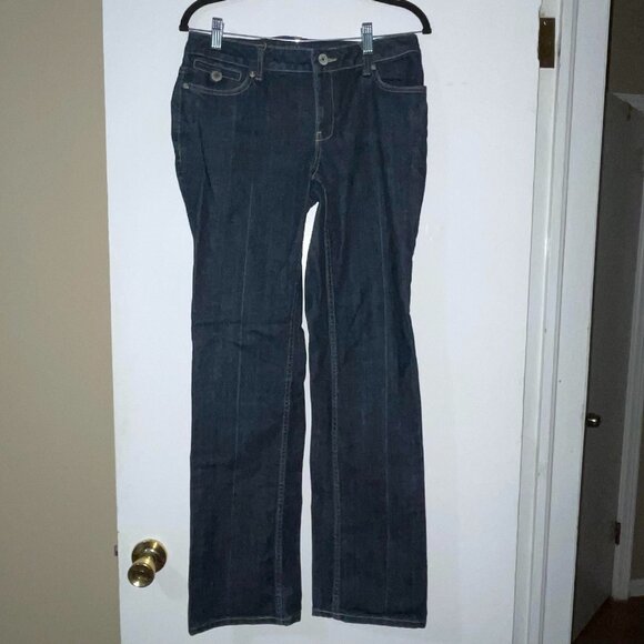 Banana Republic Wide Leg Blue Jeans Size 6 - Picture 1 of 9